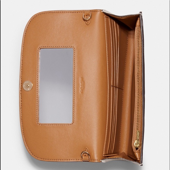 COACH Gemma Clutch Crossbody In Signature Canvas With Daisy Print - Picture 6 of 16